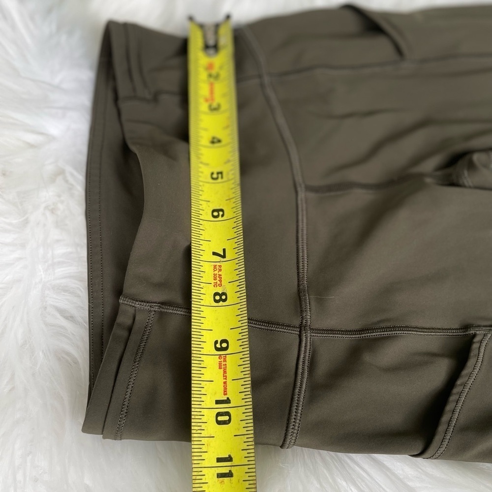 Lululemon Fast & Free 7/8 Tight II size 2 - Dark Olive - Picture 12 of 12